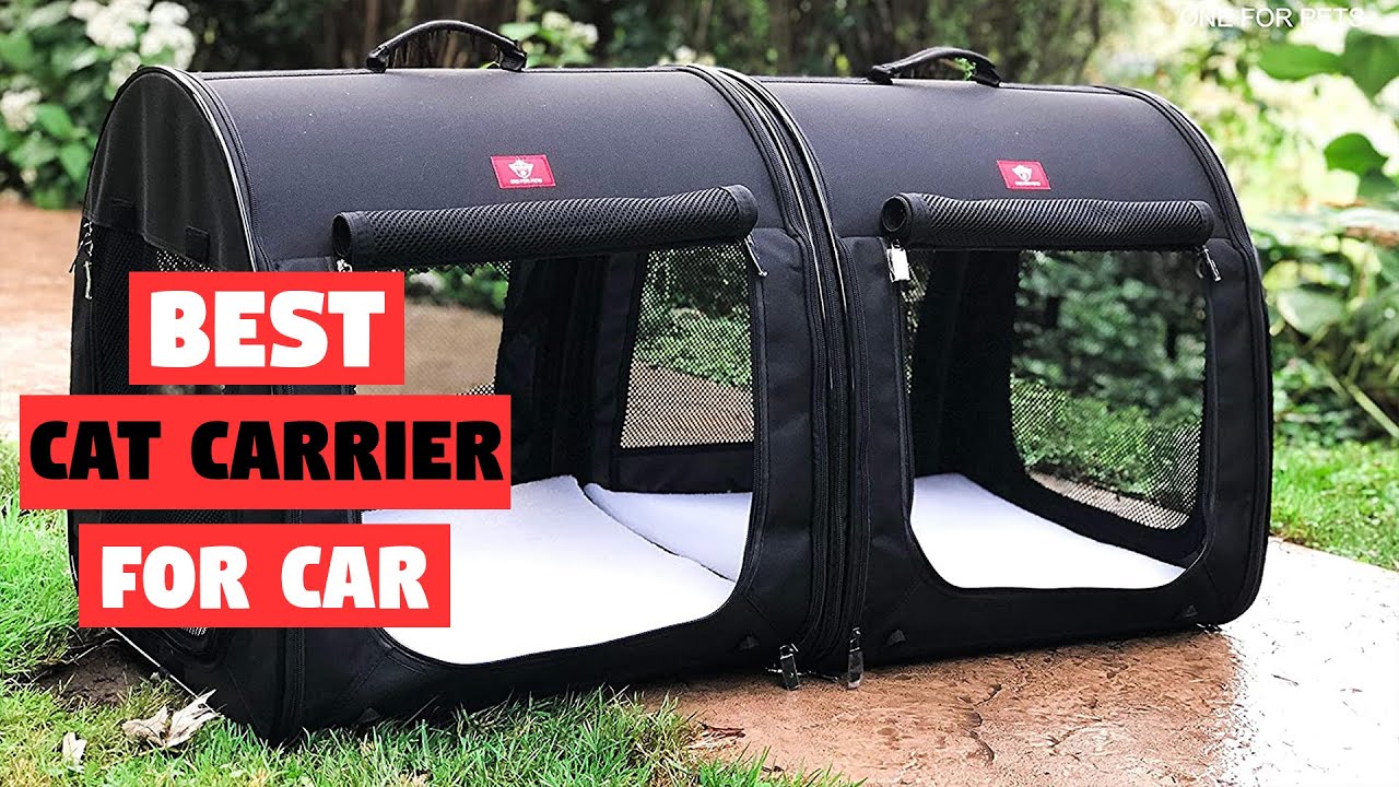 Top 7 Best Cat Carrier for Car [Review] - Two Door/4 Sides Expandable Cat Carrier for Car [2023]