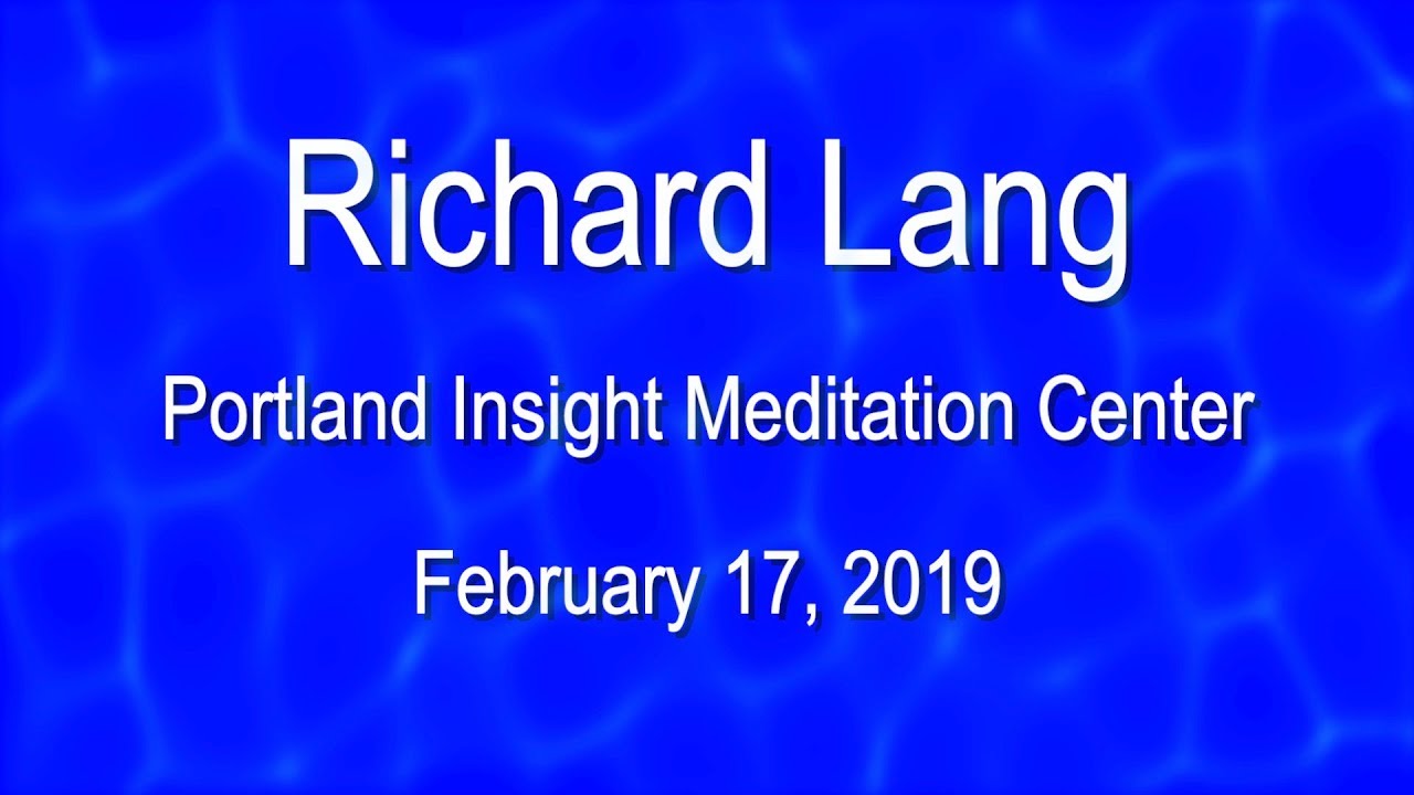 Richard Lang PIMC 2019