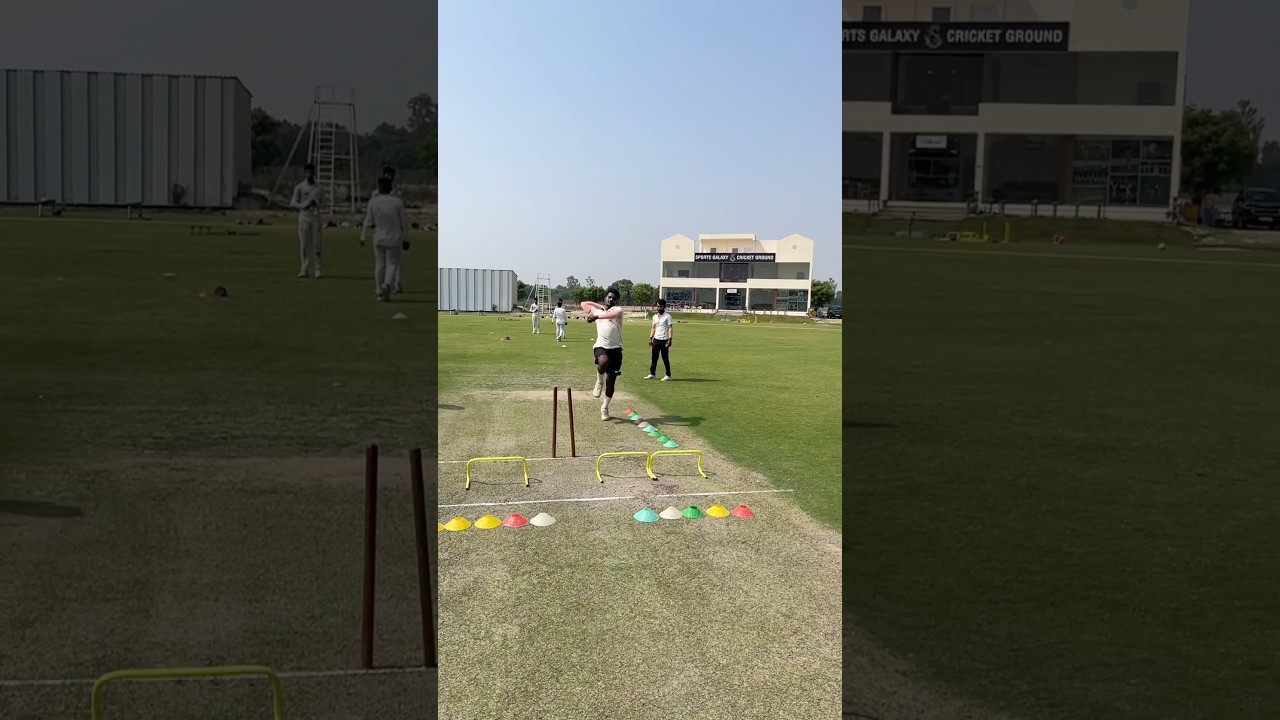 Single Wicket Cricket Bowling Practice 🏏 #cricket #cricketshorts