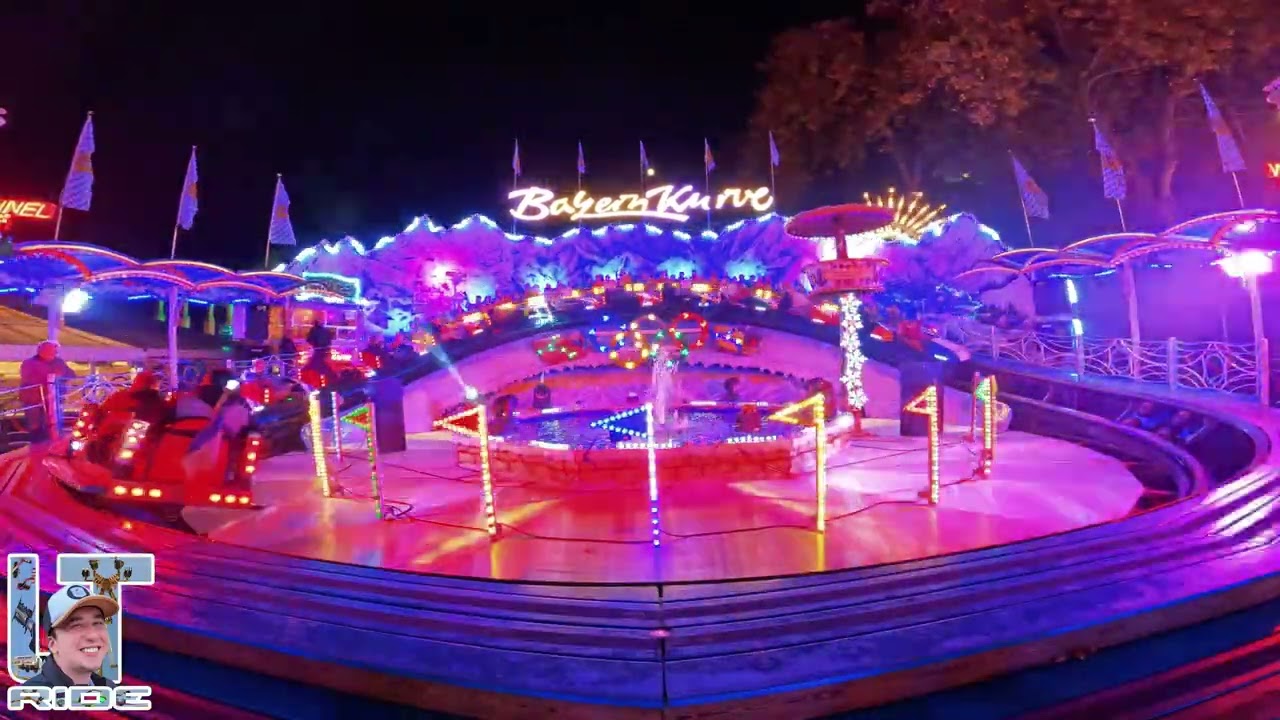 Manège BAYERN KURVE (Nuit) Foire Saint Romain, Rouen 2024 | Off ride