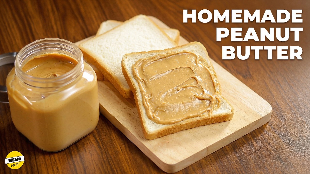 Homemade Peanut Butter | Easy