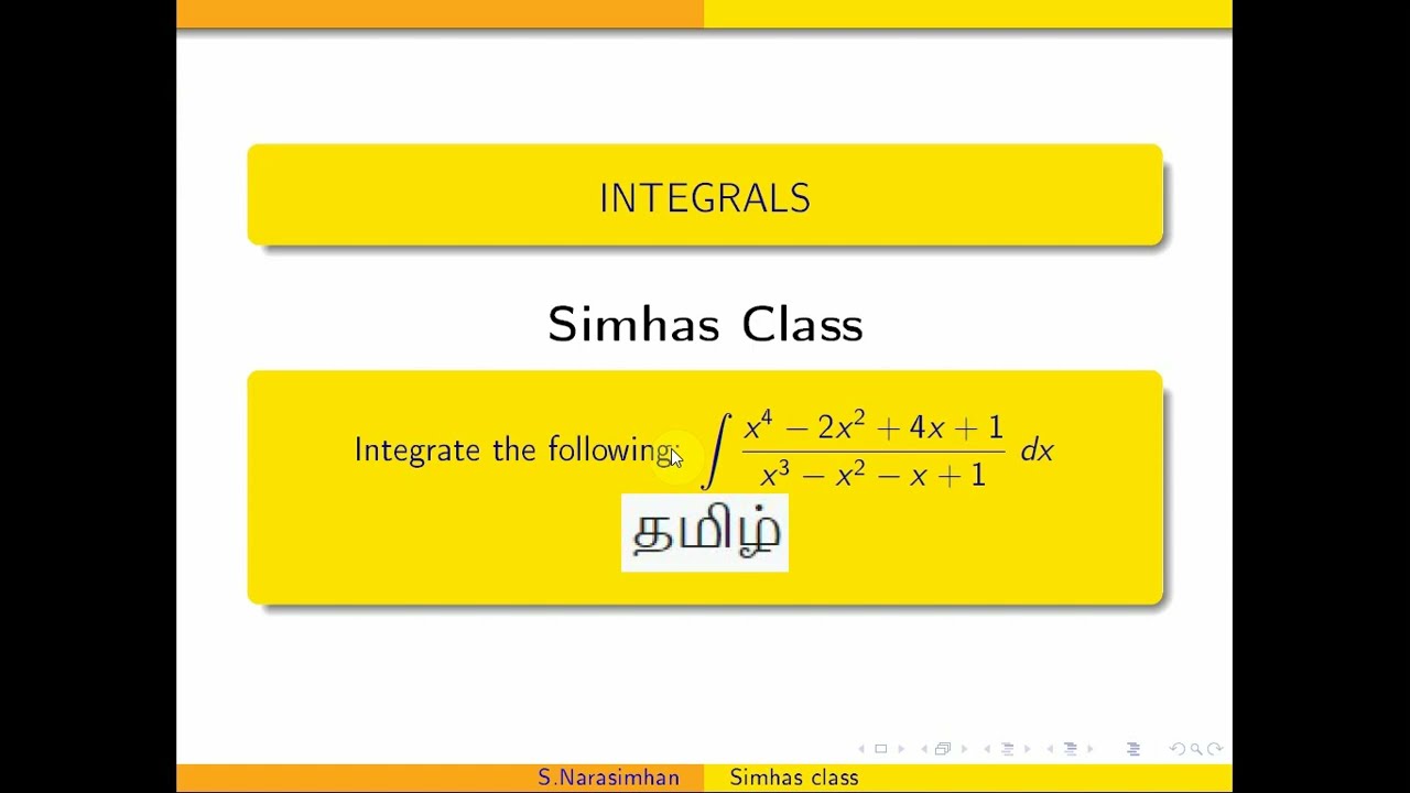 #MA3151-21272 NOV-DEC-23-14aii. Integrate the following: integral (x^4-2x^2+4x+1) by (x^3-x^2-x+1)dx