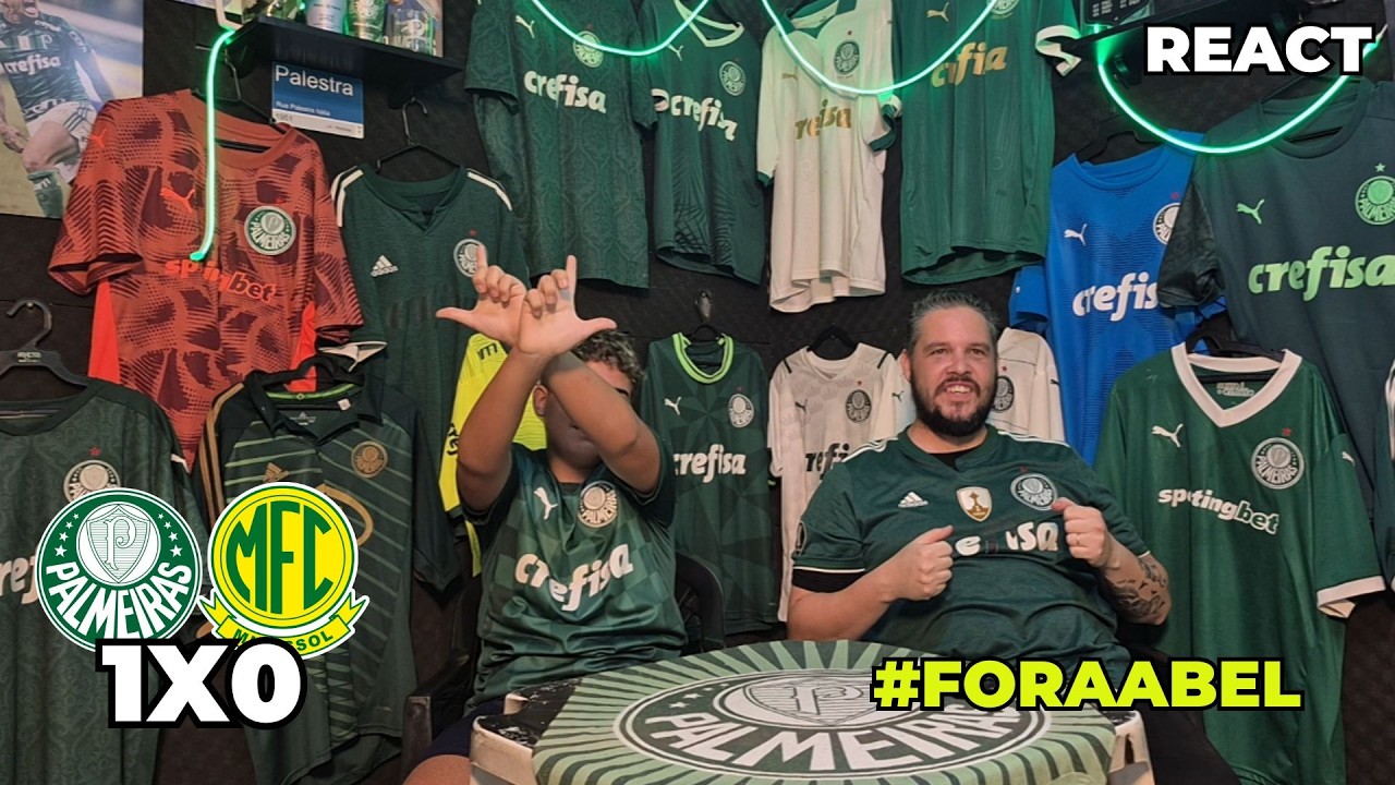 REACT PALMEIRAS 1X0 MIRASSOL | NÃO ENTREGAMOS NADA, MAS FLACO GARANTE | 6ª RODADA BRASILEIRÃO 2026