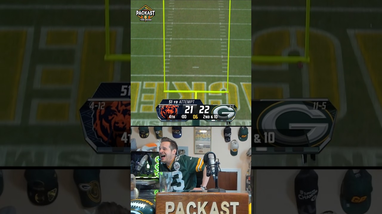 A Packers Fan Reaction to Losing to the Bears #nfl #Packers #shorts