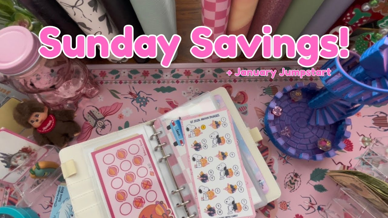 Sunday Savings || January Jumpstart #cashstuffing #savingschallenges 