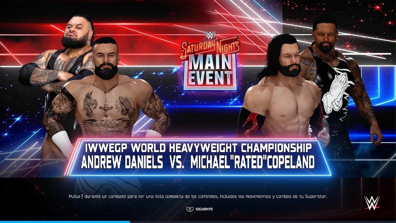 Michael Rated vs Andrew Daniel IWWEGP Championship Match || Saturday nights main event