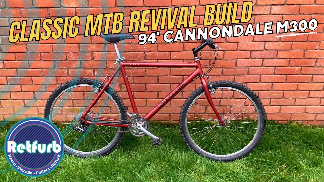 1994 Cannondale M300 Classic Bike Restoration Build - 90's Revival Rebuild - Vintage Retfurb Refurb