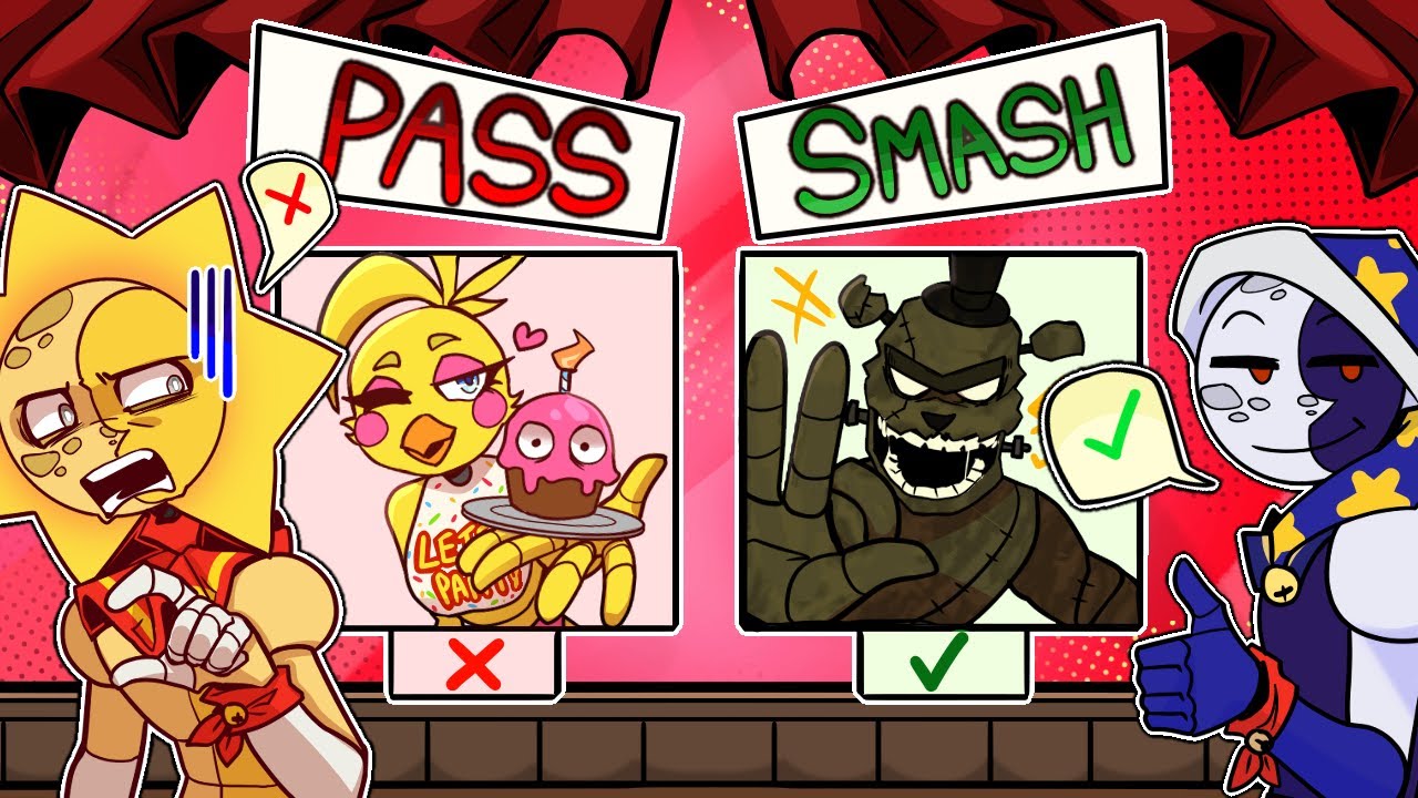 Revealing Sun and Moon CRUSHES! - Smash or Pass FNAF