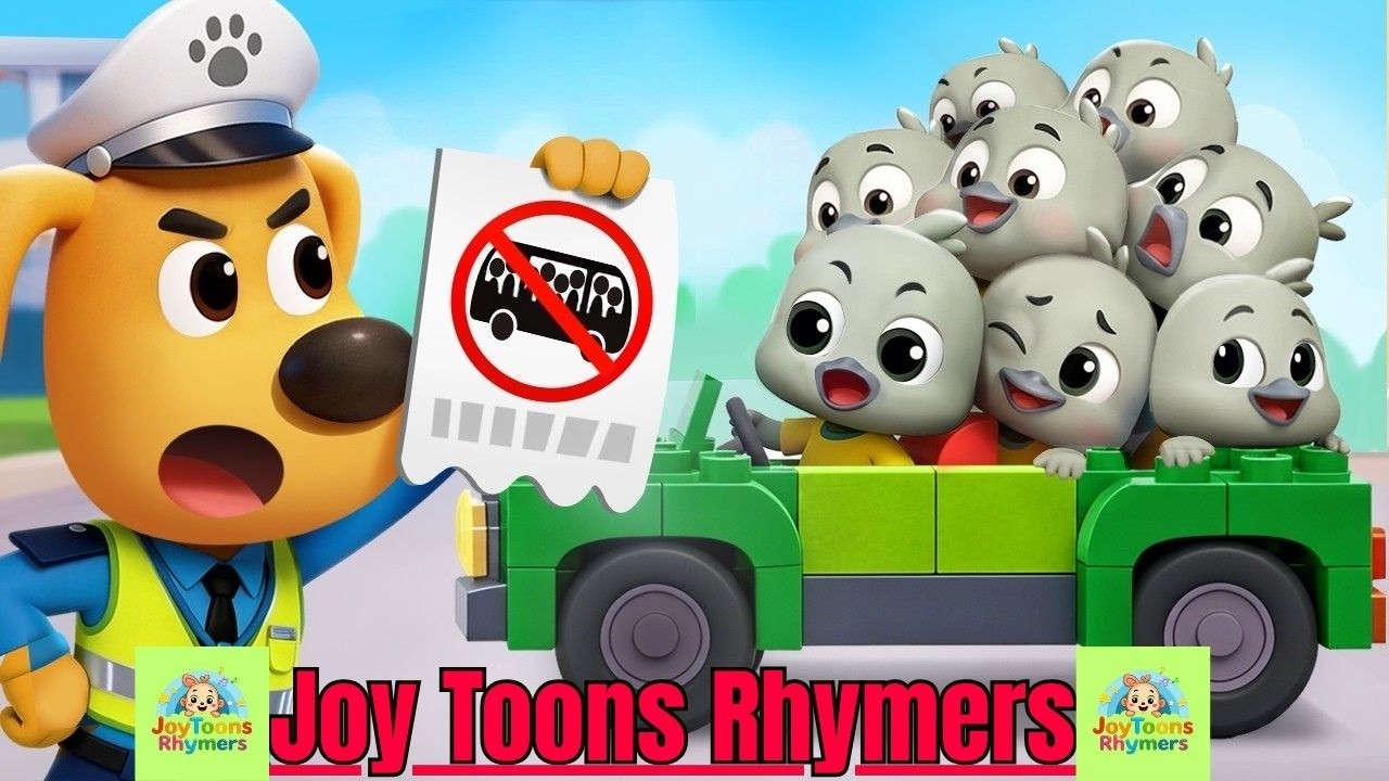 Traffic Fun Park Adventure 🚦 | Learn Road Safety Rules | Kids Cartoon & Nursery Rhymes