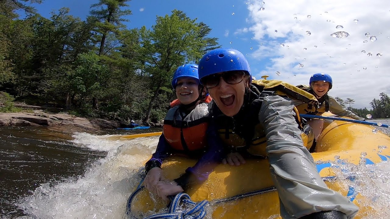 Family White Water Rafting Trip near Ottawa with Owl Rafting