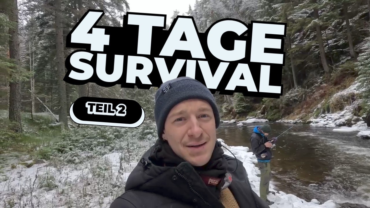 Mit Angel & Axt im Wald überleben – reicht das?  | Survival im Bayrischen Nationalpark Teil 2