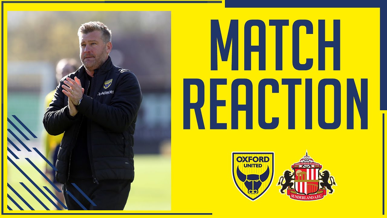 Karl Robinson as Oxford United lose to Sunderland