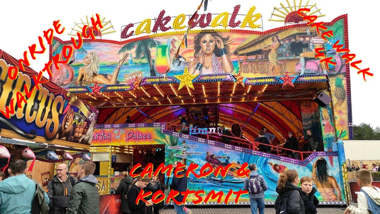Onride Walktrough Cake Walk Camaron/Kortsmit (Zelfbouw (Wegkamp???) Cake Walk) 4K