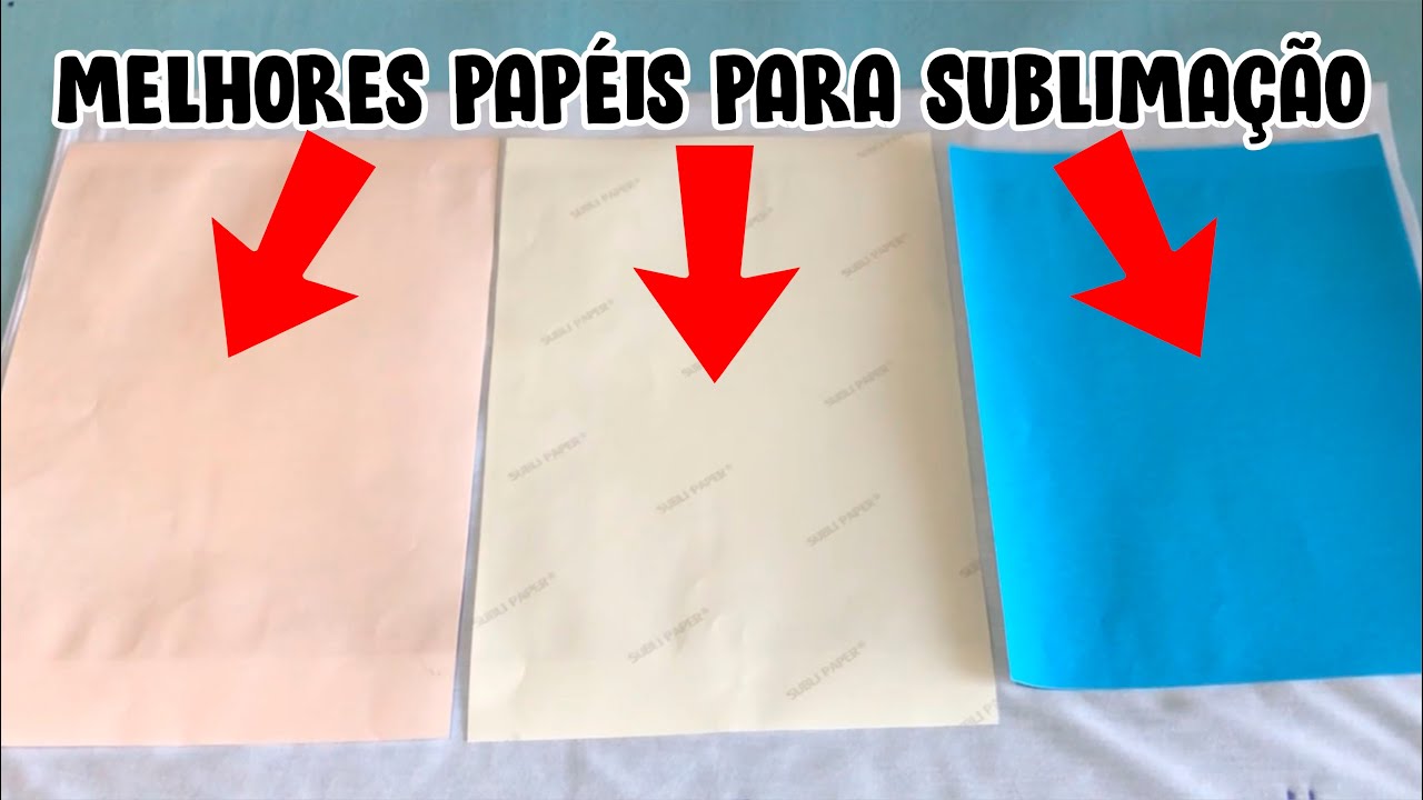 Melhores Papéis para Sublimação - TOP 3