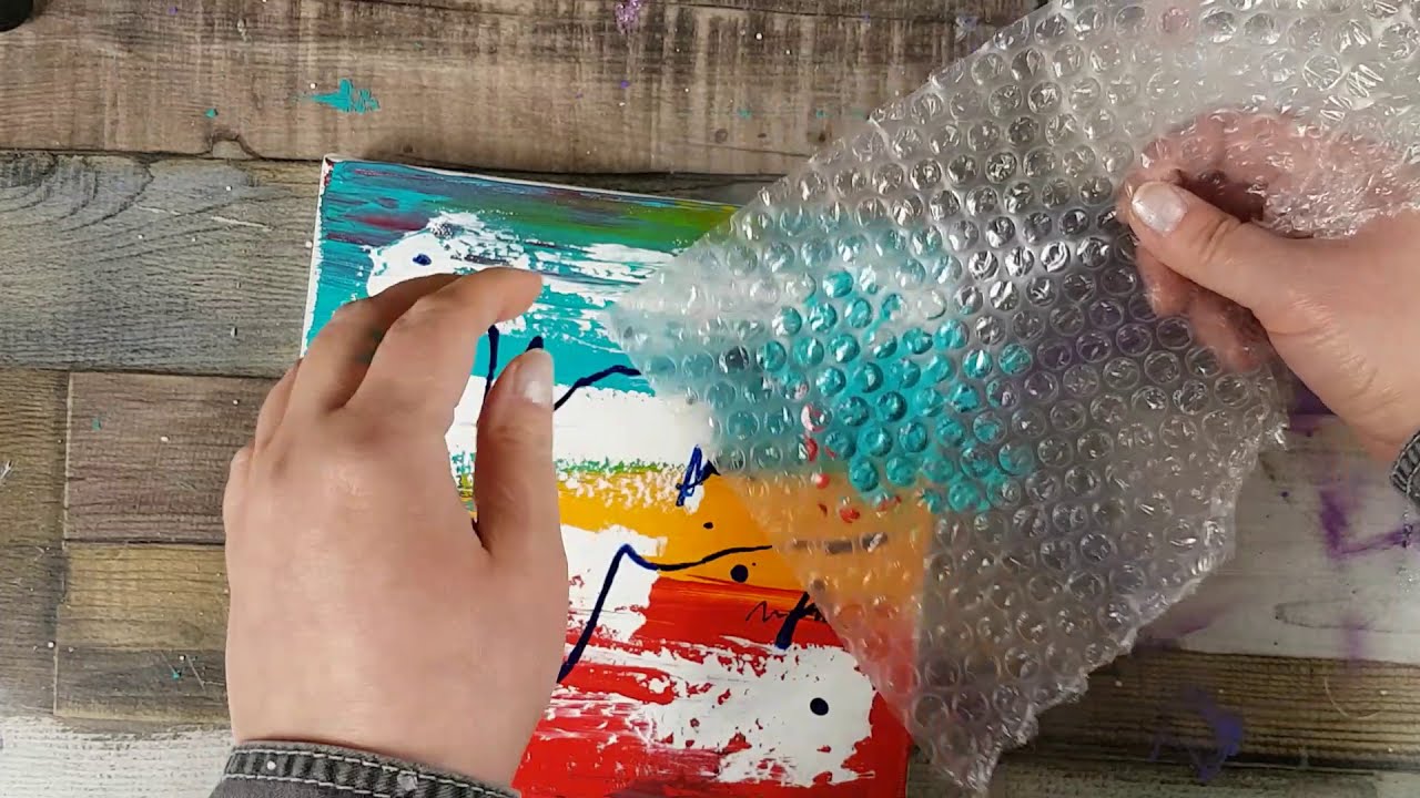 Acrylic Abstrakte Malerei Demonstration | Project Mondaypainting Day #6