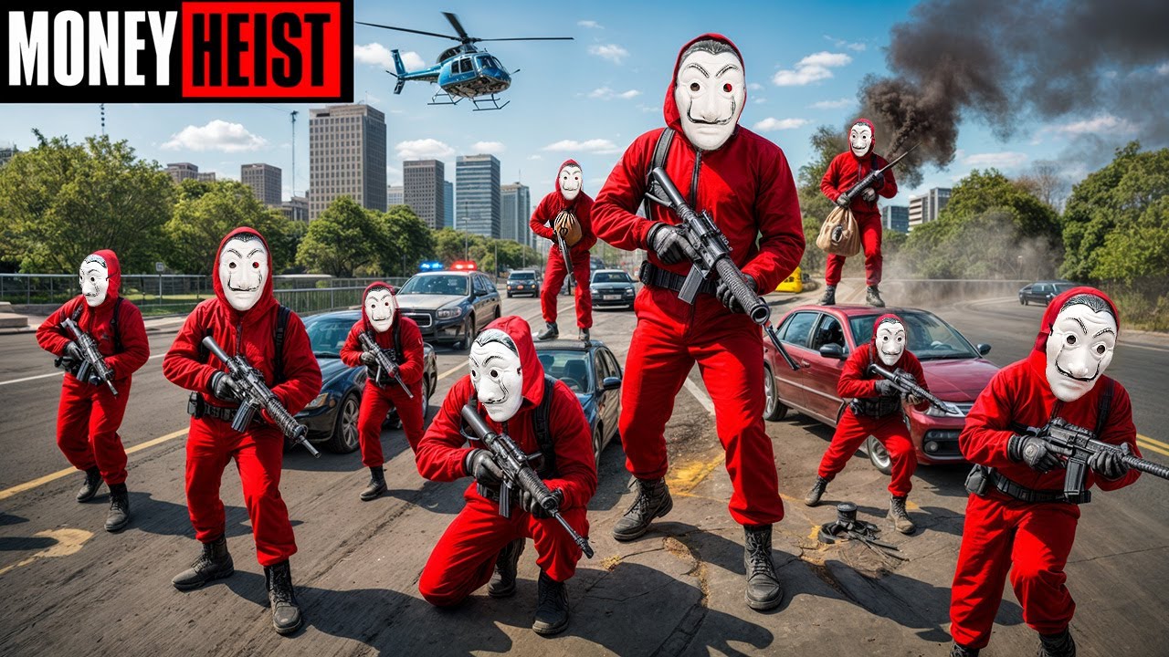PARKOUR VS MONEY HEIST! 6 | BAD GUYS: No ESCAPE, POLICE Deadly Blast (BELLA CIAO Remix) Epic POV