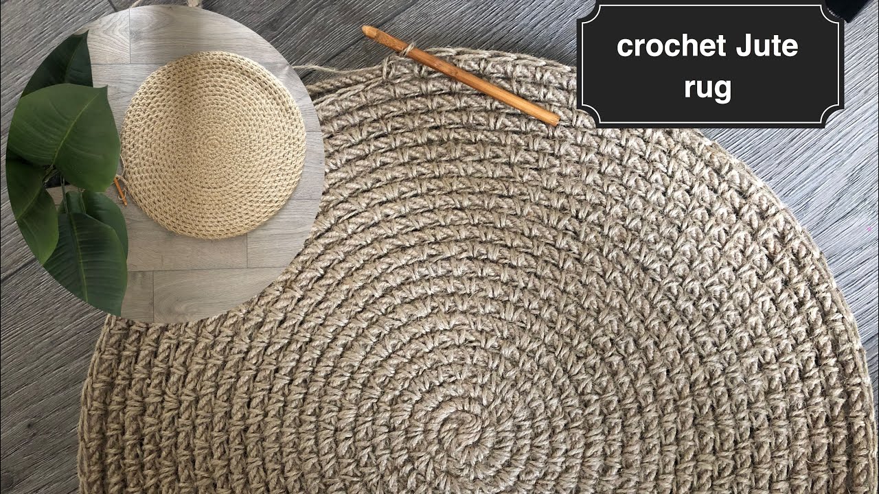 DIY: How to crochet a jute rug
