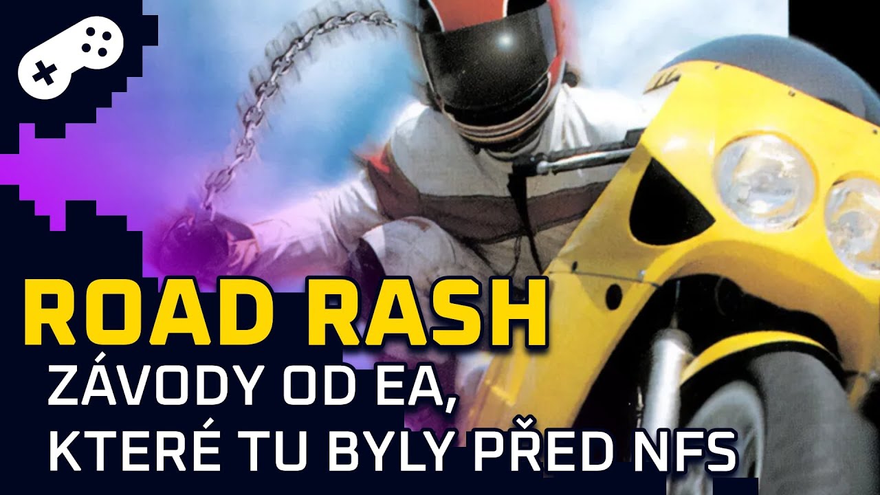 Retro Game Show - Road Rash. Ještě před Need for Speed měli EA akční motocyklovou hru