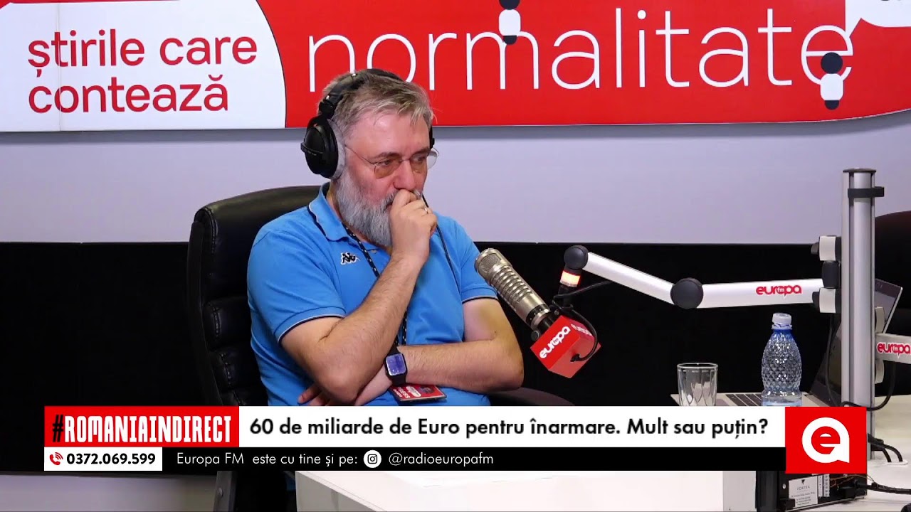 România, Te Iubesc, la România în Direct: 60 de miliarde de Euro pentru înarmare. Mult sau puțin?