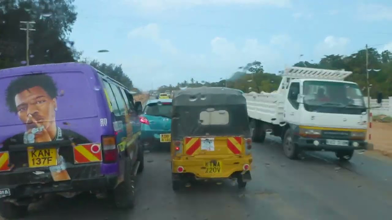 DRIVE FROM SGR STATION MOMBASA TO MALINDI TOWN