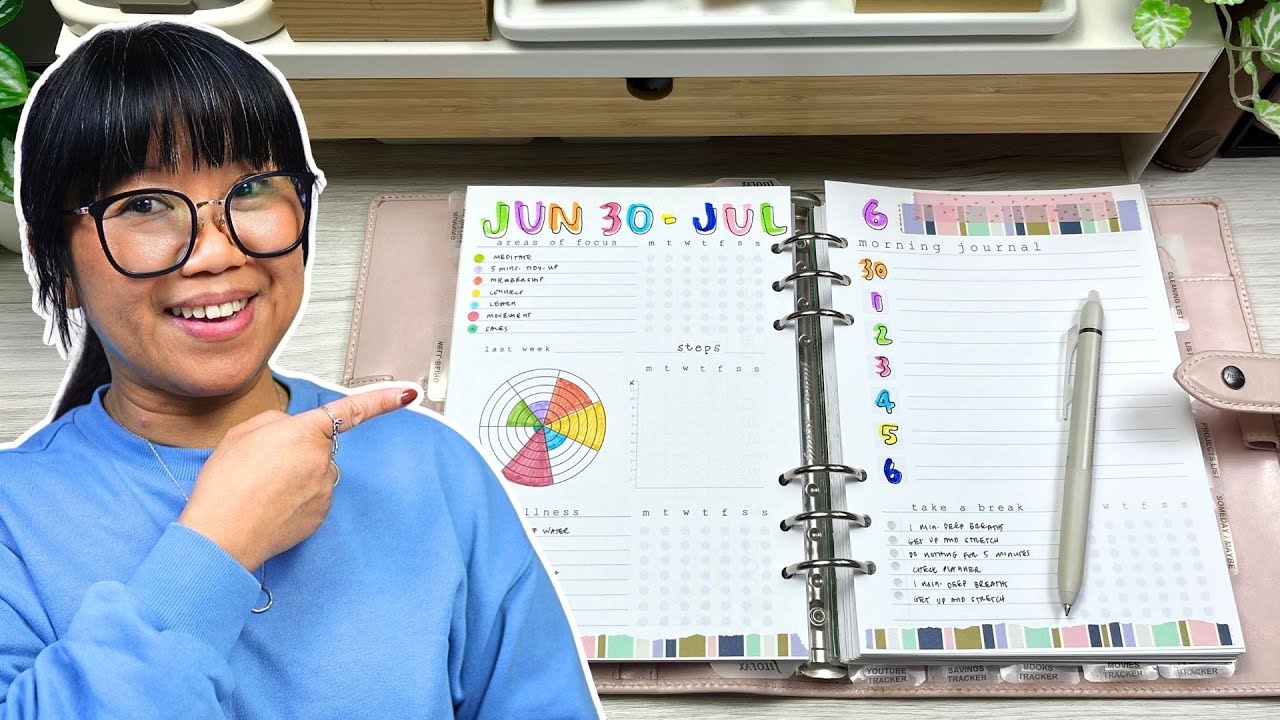 🔴 LIVE Plan With Me | Well-Being Planner Reset + A5 Filofax Planner Swap!