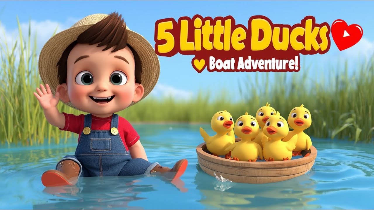 🦆 Five Little Ducks Lost! 😲 | Millo&rsquo;s Boat Adventure | Kids Song #nurseryrhyme 