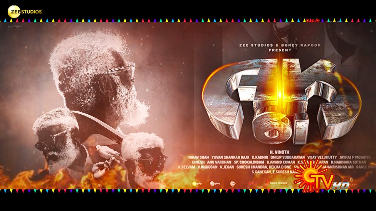 Thala61 Motion Poster - Ajith Kumar | Aniruth | Nirav Sha | H Vinoth | Boonney Kapoor | Zee Studios