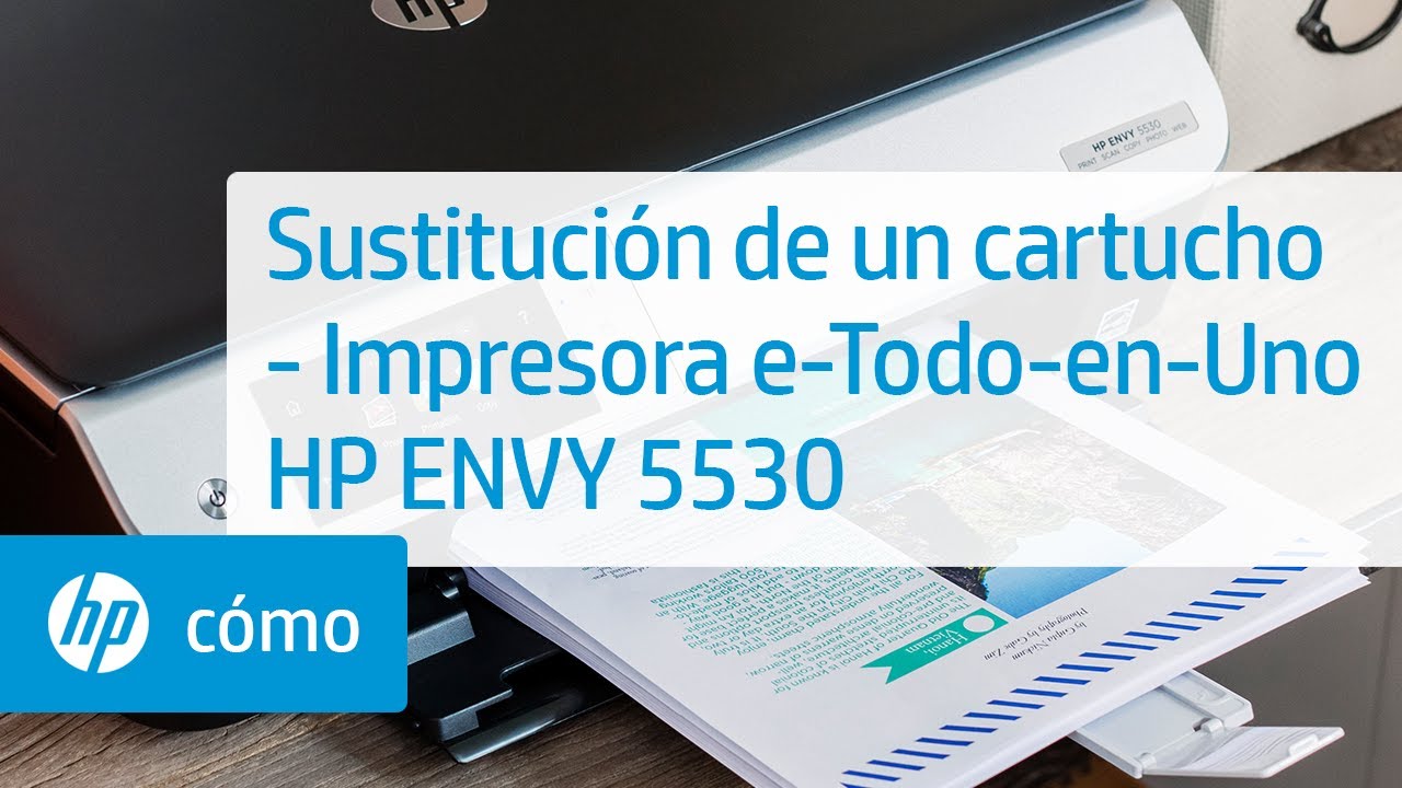 Sustitución de un cartucho - Impresora e-Todo-en-Uno HP ENVY 5530 | HP ENVY | HP Support