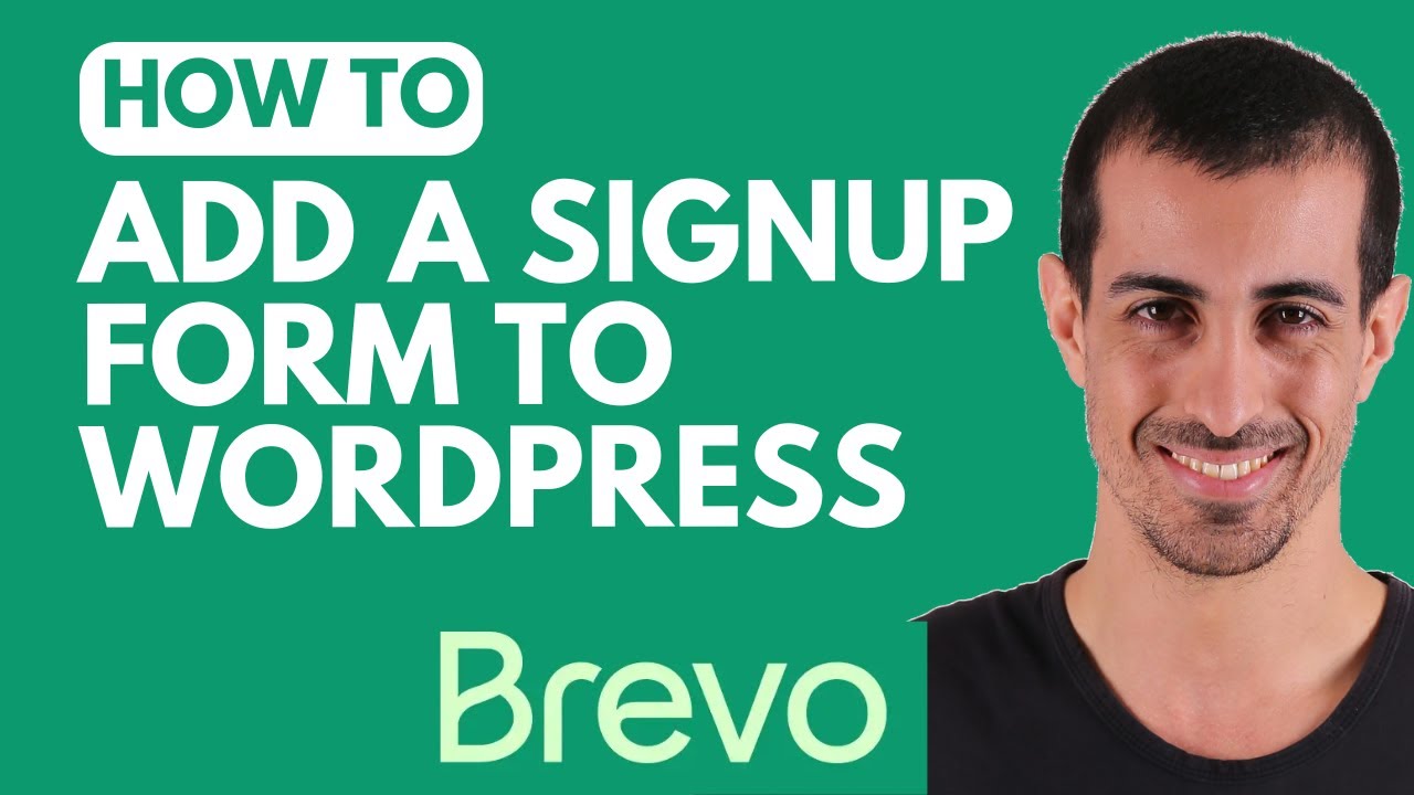 Как добавить форму регистрации Brevo в WordPress