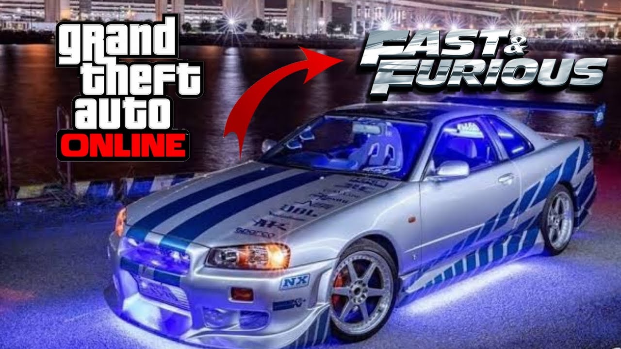GTA ONLINE - COMO FAZER O NISSAN SKYLINE DO BRIAN (+VELOZES E +FURIOSOS)