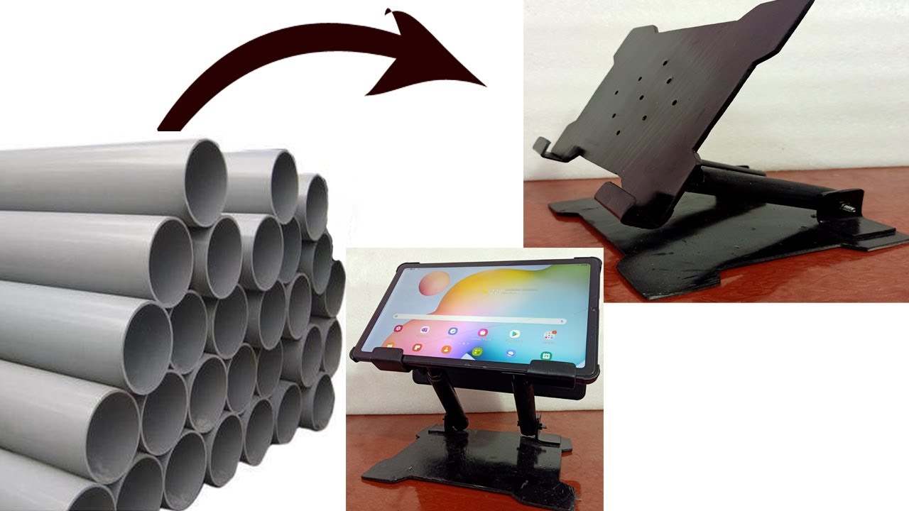 DIY Tablet/Mobile Stand using PVC Pipe