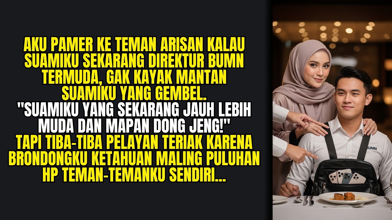 Sewa BRONDONG Ngaku Manajer BUMN Buat Bukber, Istri Pingsan Brondongnya KETAHUAN MALING HP Teman!