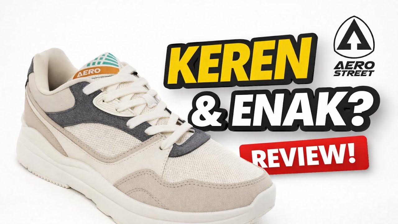 Sneaker Aerostreet Boston Natural Abu – Murah, Nyaman, Cocok Harian! 