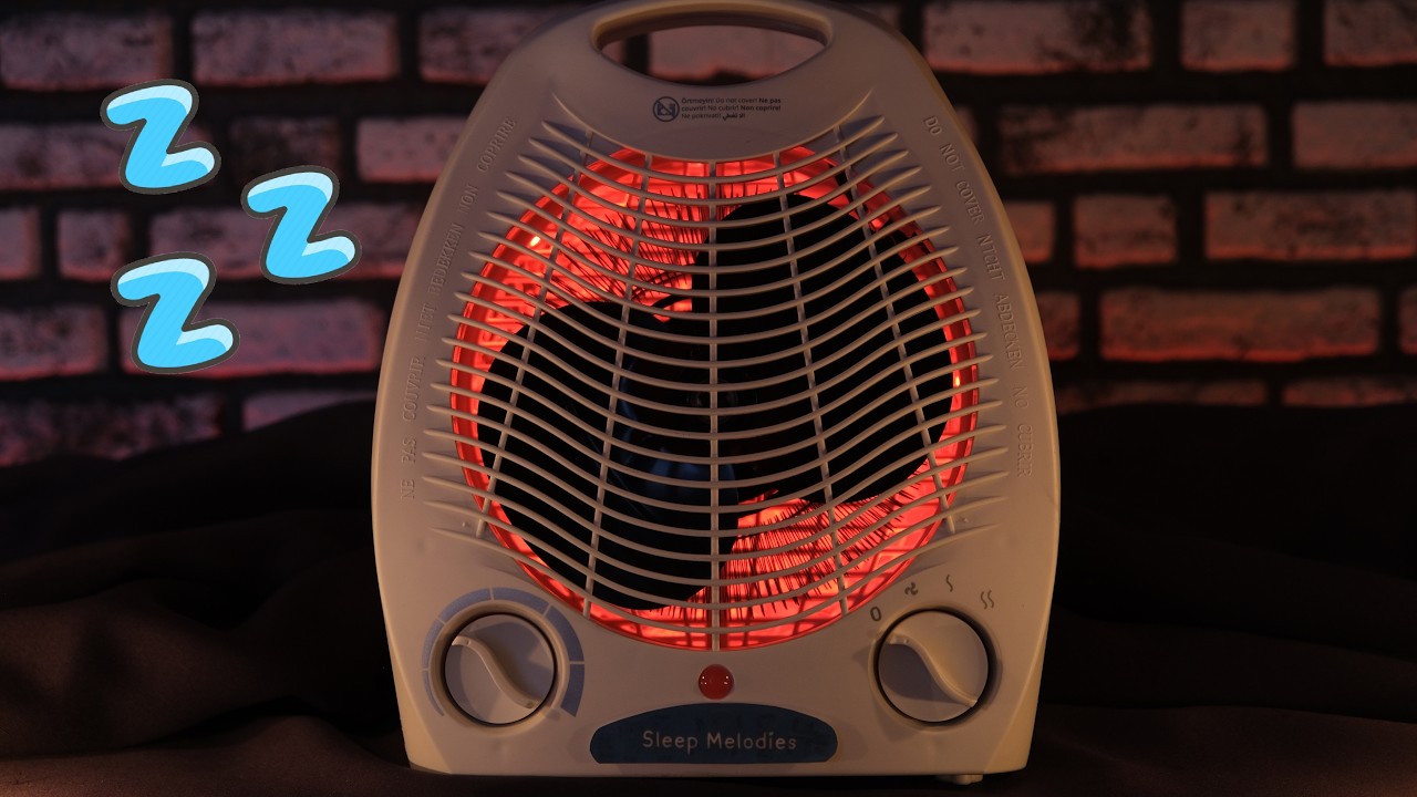 😌 Relaxing Fan Heater Sound to Sleep, Study and Reduce Stress