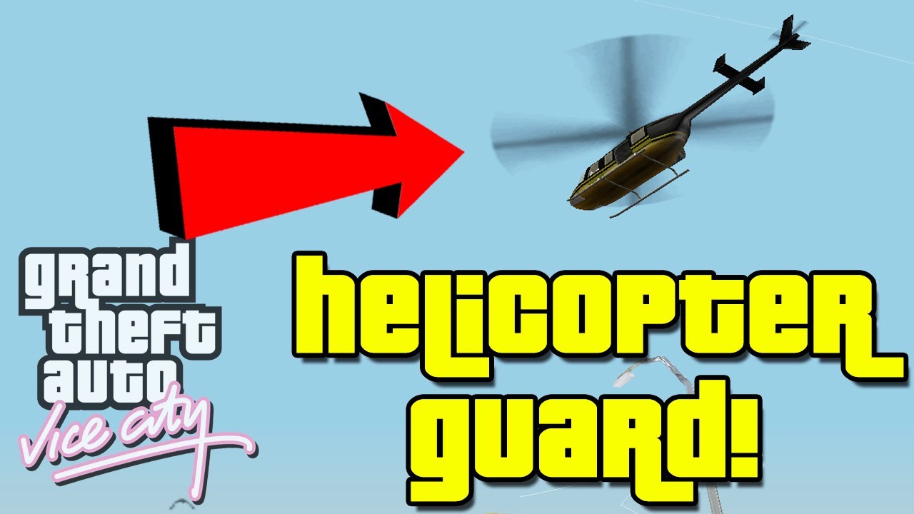GTA Vice City How To Get Helicopter with Cheat Code | GTA Vice City Helicopter Guard Cheat!