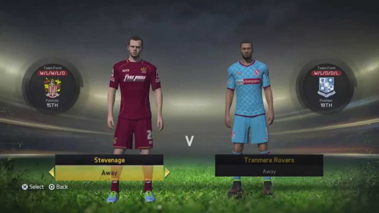 FIFA 15 -  Sky Bet League Two Ratings & Kits (PS4/Xbox One)