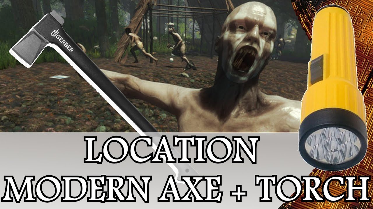 Tuto The Forest - Modern Axe et Plastic Torch - Localisation