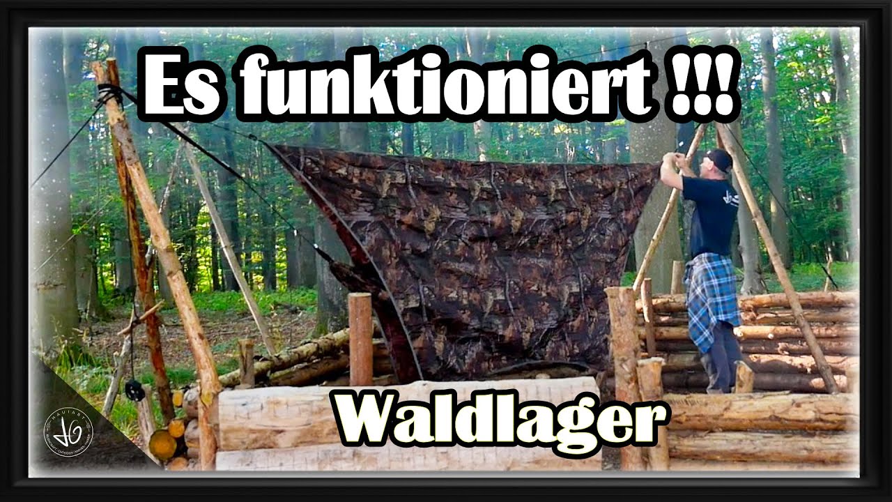 2 X DREIBEIN für Hängematte - Waldlager Erweiterung - Tarnung durch Tarp -Amazonas Traveller Forest