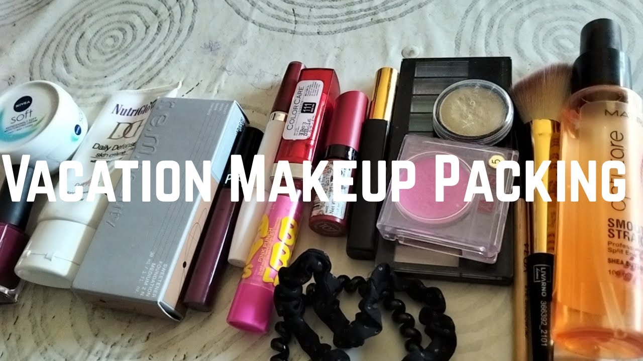 Packing Makeup for Vacation | How and limits |