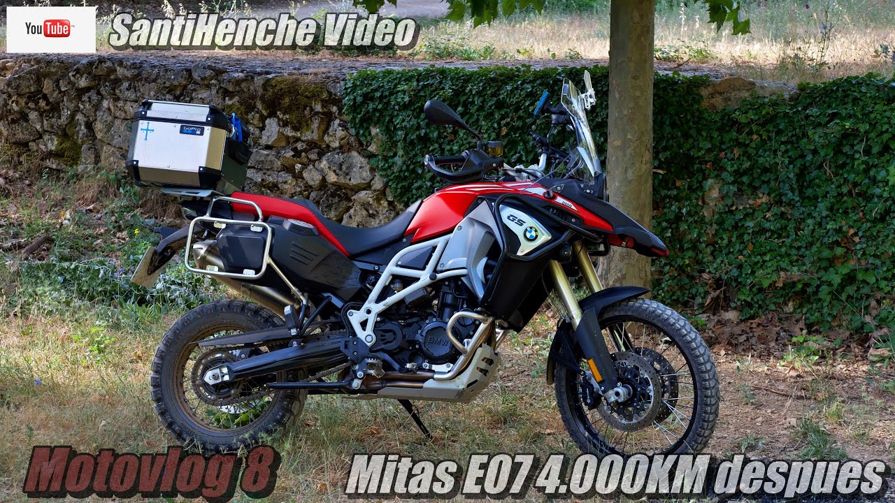 Motovlog 8. Mitas E07 4.000km después BMW F 800 GS Adventure