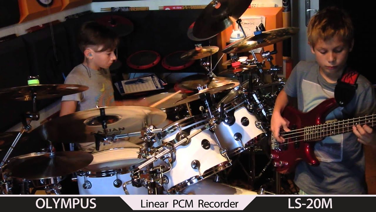 Igor Falecki(12y) & Kamil Pyrek(11y) - Red Baron ( cover Billy Cobham) olympus ls 20