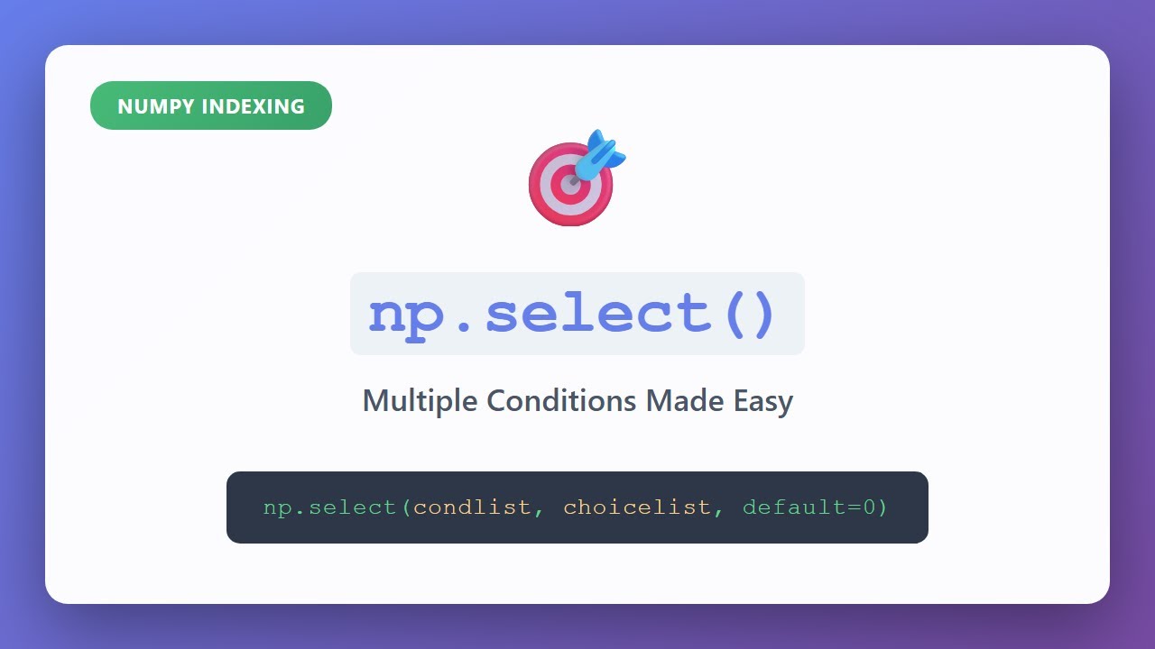 NumPy np.select() Tutorial - Handle Multiple Conditions Like a Pro