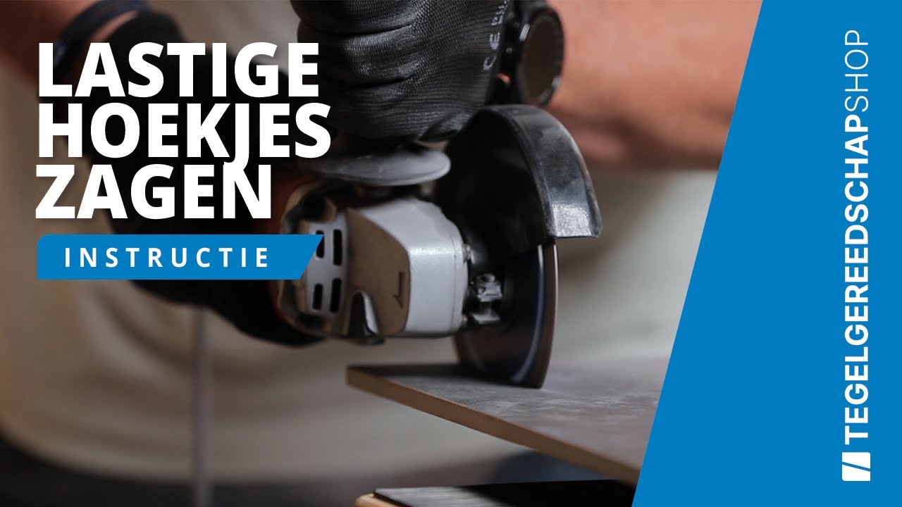 Tegel zagen met haakse slijper? Scherp je diamantschijf op | Tegelgereedschapshop