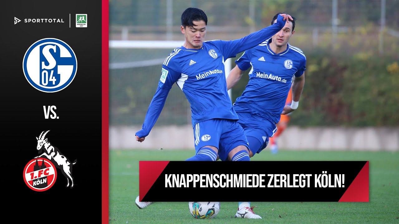 Sané trifft: Torfestival im Parkstadion! | FC Schalke 04 U23 - 1. FC Köln U21 | Regionalliga West