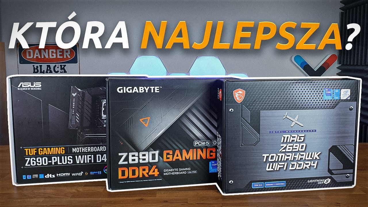 Por&oacute;wnanie 3 MOBAS&Oacute;W  Z690 DDR4  / Temperatury VRM / Funkcjonalność  💪