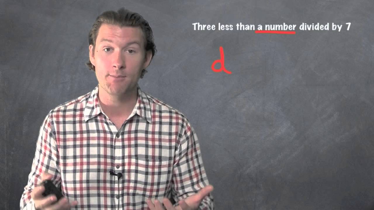 Dave May Teaches: Translating Math Language, Division & Subtraction