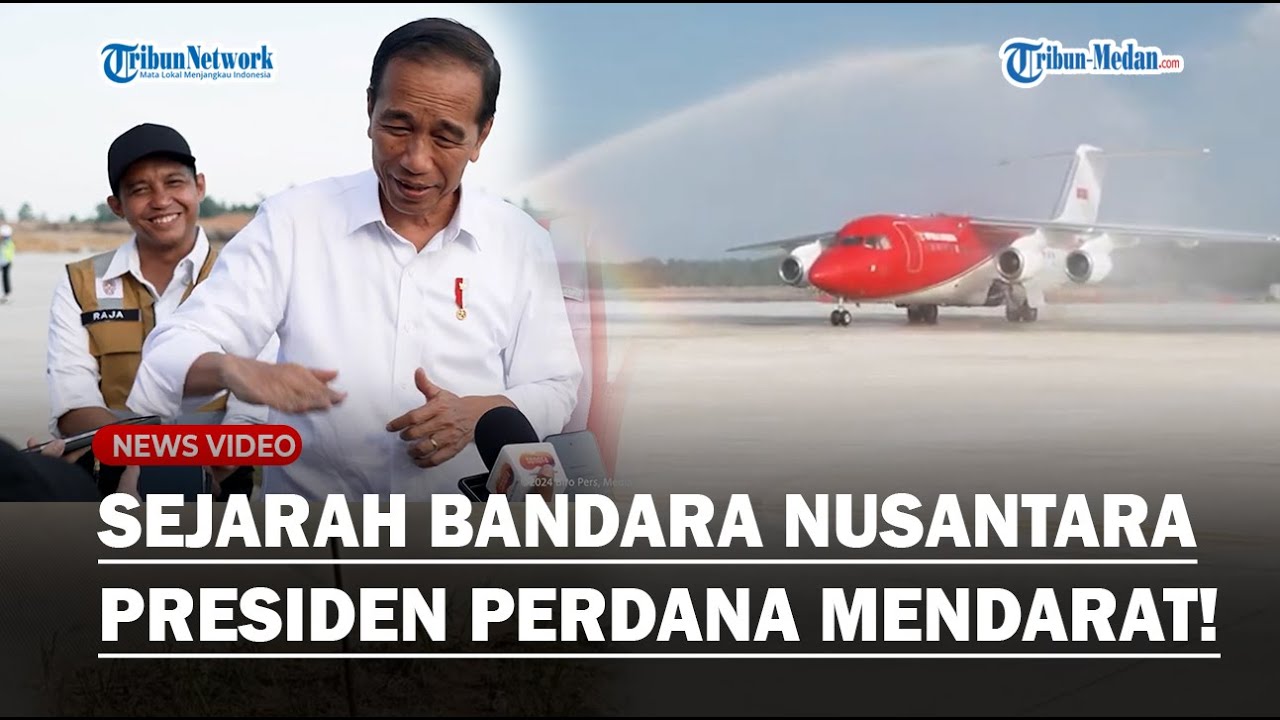 KESAN JOKOWI Usai Pesawat Kepresidenan Ditumpangi Berhasil Mendarat Perdana di IKN: Landing Mulus!