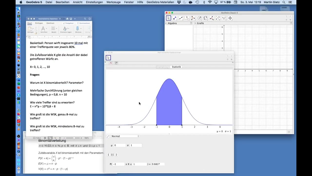 M7 Binomialverteilung: Geogebra-Einsatz