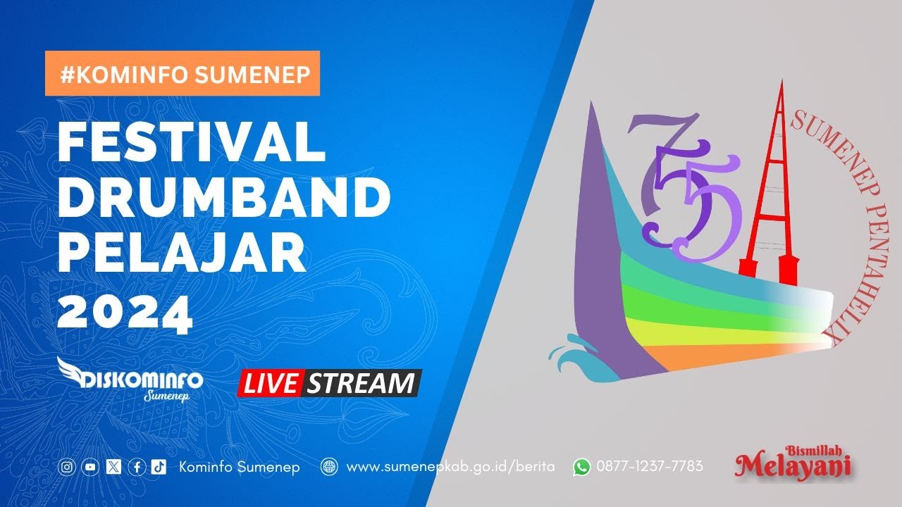 🔴LIVE FESTIVAL DRUMBAND PELAJAR 2024