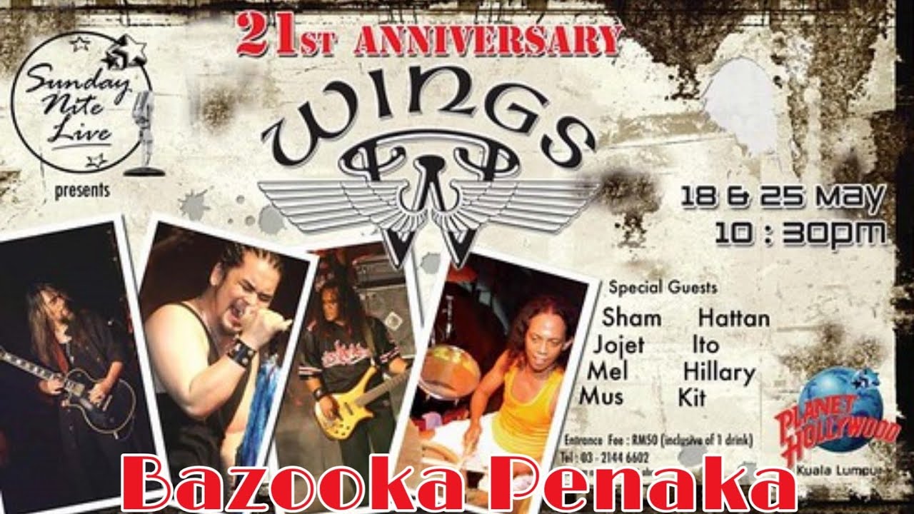 Bazooka Penaka - Wings (LIVE) at Planet Hollywood